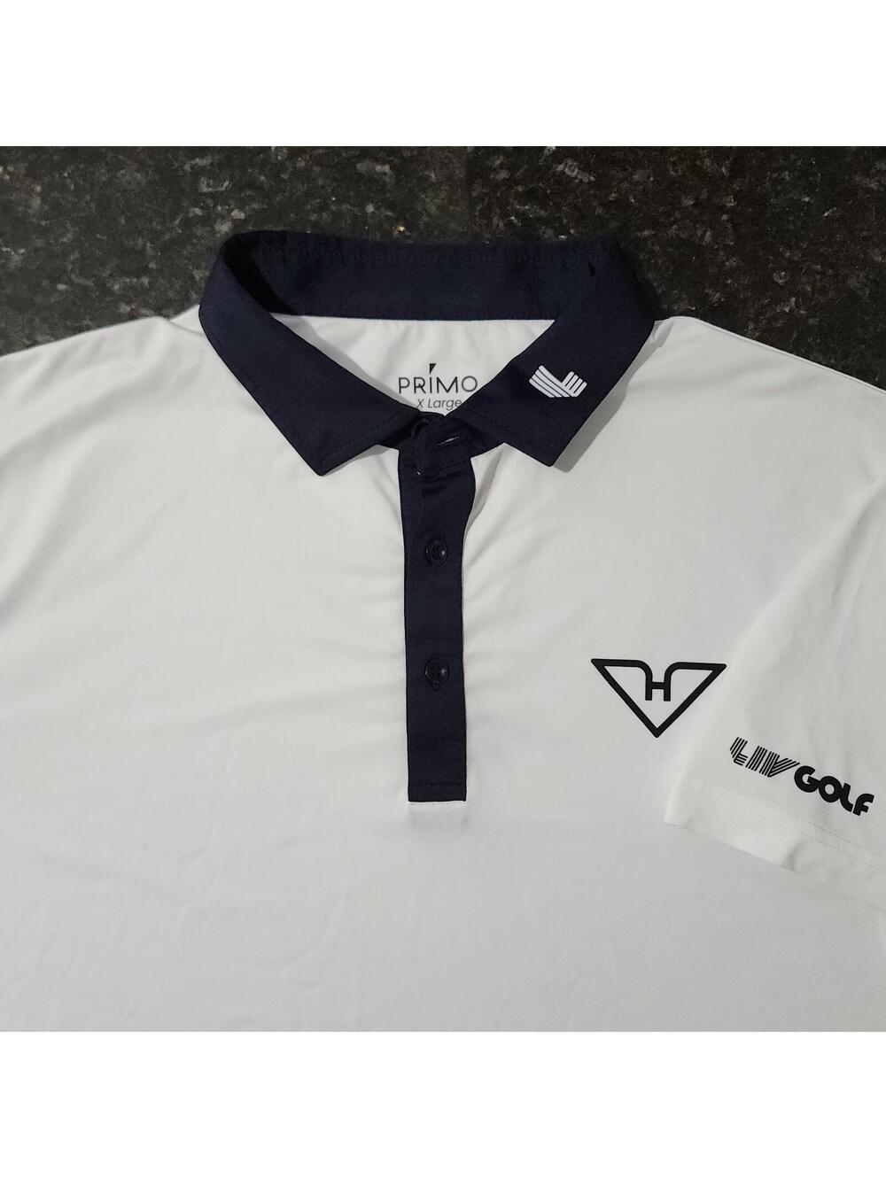 Primo LIV Golf HyFlyers GC Daybreak Polo Shirt Performance Stretch Mens XL